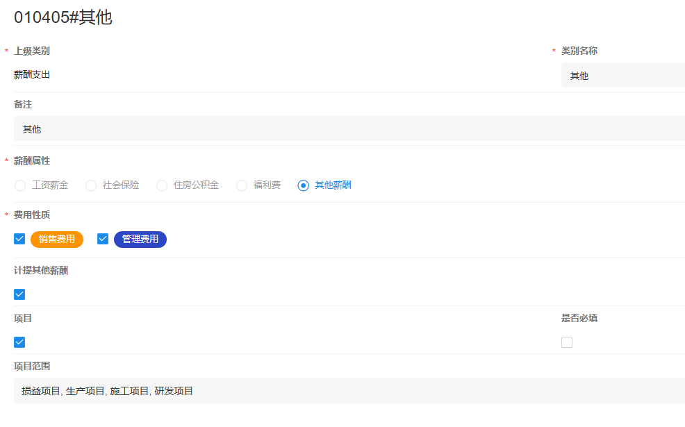 薪酬支出-其他薪酬详情