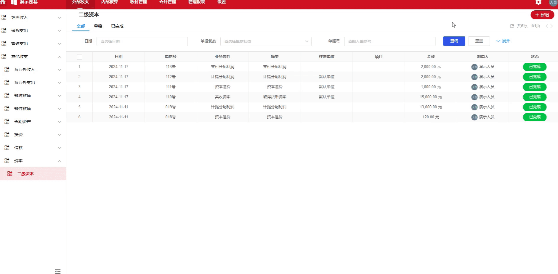 资本-减资-演示