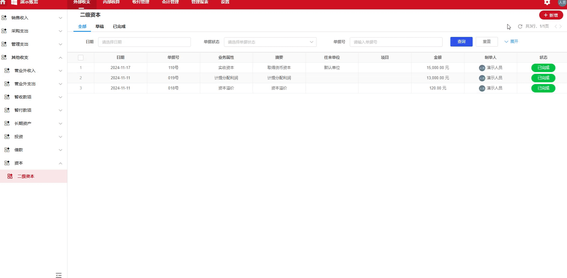 资本-资本溢价-演示